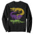 Aligator Crocodiles Louisiana Mardi Gras Sweatshirt TS10 Black Print Your Wear
