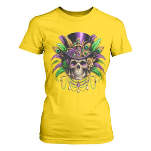 Mardi Gras Sugar Skull T Shirt For Women Fat Tuesday TS10 Daisy Print Your Wear