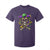Mardi Gras Jester Skull T Shirt For Kid New Orleans Skeleton Beads TS10 Purple Print Your Wear