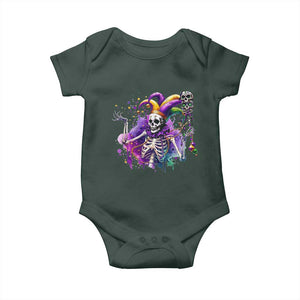 Mardi Gras Baby Onesie Jester Skeleton Skull Lovers TS10 Print Your Wear