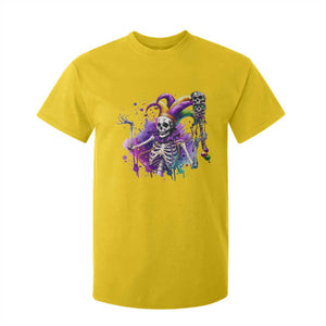 Mardi Gras T Shirt For Kid Jester Skeleton Skull Lovers TS10 Daisy Print Your Wear