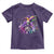 Mardi Gras Toddler T Shirt Jester Skeleton Skull Lovers TS10 Purple Print Your Wear