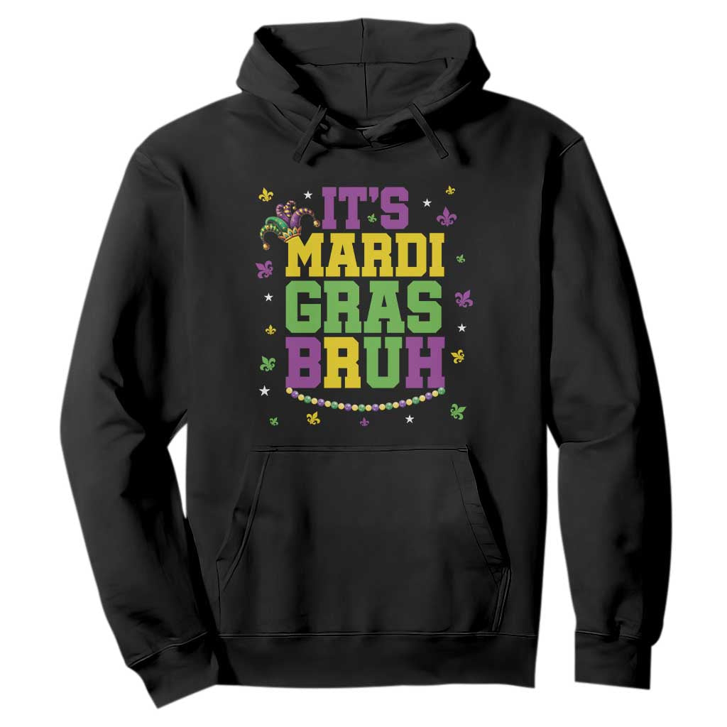 Bruh Mardi Gras Hoodie Funny Fat Tuesday Teens Boys Kids TS10 Black Print Your Wear