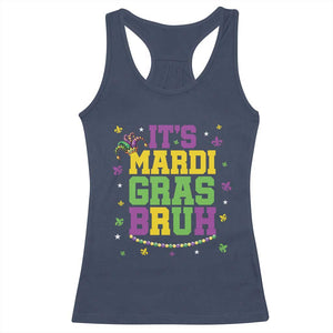 Bruh Mardi Gras Racerback Tank Top Funny Fat Tuesday Teens Boys Kids TS10 Navy Print Your Wear