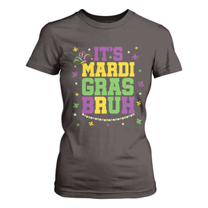 Bruh Mardi Gras T Shirt For Women Funny Fat Tuesday Teens Boys Kids TS10 Dark Chocolate Print Your Wear