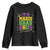 Bruh Mardi Gras Youth Sweatshirt Funny Fat Tuesday Teens Boys Kids TS10 Black Print Your Wear