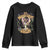 It's Mardi Gras Bruh Youth Sweatshirt Glitter Print Crawfish Beads TS10 Black Print Your Wear