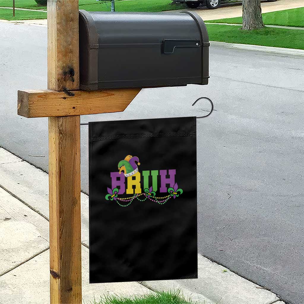 Bruh Mardi Gras Garden Flag Carnival New Orleans Trip Parade Outfit Teens Boys Kids TS10 Print Your Wear
