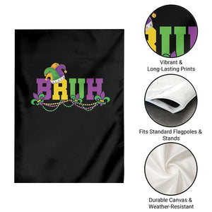 Bruh Mardi Gras Garden Flag Carnival New Orleans Trip Parade Outfit Teens Boys Kids TS10 Print Your Wear