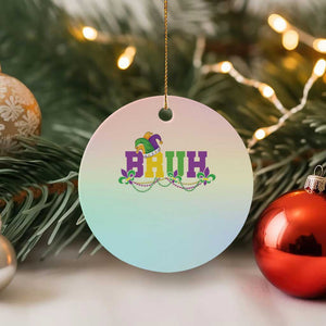 Bruh Mardi Gras Ceramic Ornament Carnival New Orleans Trip Parade Outfit Teens Boys Kids TS10 1pc Pastel Print Your Wear