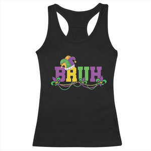Bruh Mardi Gras Racerback Tank Top Carnival New Orleans Trip Parade Outfit Teens Boys Kids TS10 Black Print Your Wear
