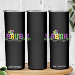 Bruh Mardi Gras Skinny Tumbler Carnival New Orleans Trip Parade Outfit Teens Boys Kids TS10 Print Your Wear