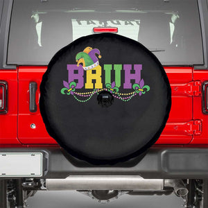 Bruh Mardi Gras Spare Tire Cover Carnival New Orleans Trip Parade Outfit Teens Boys Kids TS10 Black Print Your Wear