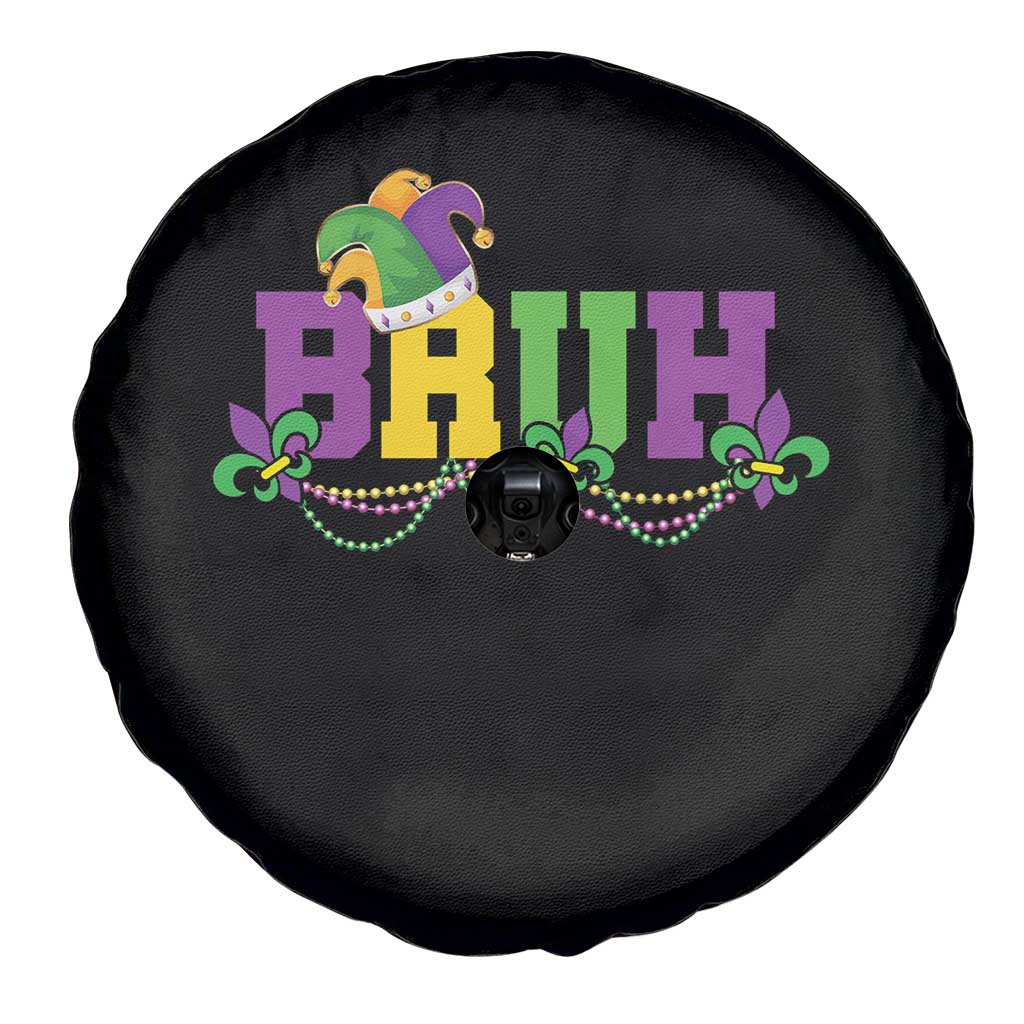 Bruh Mardi Gras Spare Tire Cover Carnival New Orleans Trip Parade Outfit Teens Boys Kids TS10 Print Your Wear