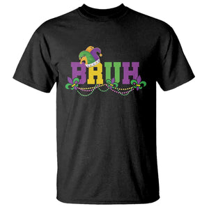 Bruh Mardi Gras T Shirt Carnival New Orleans Trip Parade Outfit Teens Boys Kids TS10 Black Print Your Wear