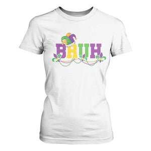Bruh Mardi Gras T Shirt For Women Carnival New Orleans Trip Parade Outfit Teens Boys Kids TS10 White Print Your Wear