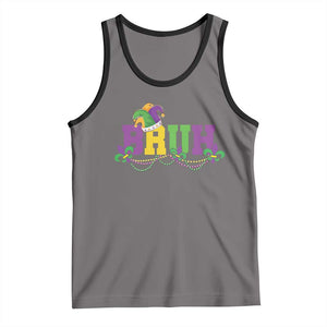 Bruh Mardi Gras Tank Top Carnival New Orleans Trip Parade Outfit Teens Boys Kids TS10 Deep Heather Black Print Your Wear