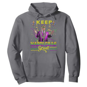 Funny Trump Keep Mardi Gras Great Hoodie TS10 Charcoal Print Your Wear