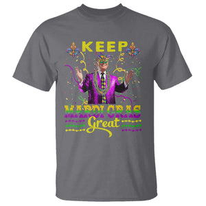Funny Trump Keep Mardi Gras Great T Shirt TS10 Charcoal Print Your Wear