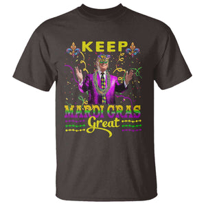 Funny Trump Keep Mardi Gras Great T Shirt TS10 Dark Chocolate Print Your Wear