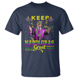 Funny Trump Keep Mardi Gras Great T Shirt TS10 Navy Print Your Wear