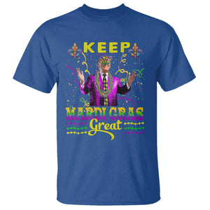 Funny Trump Keep Mardi Gras Great T Shirt TS10 Royal Blue Print Your Wear
