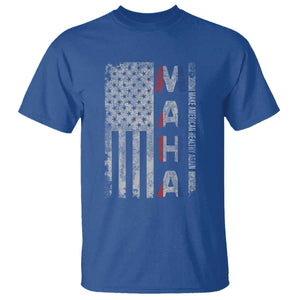 MAHA Make America Healthy Again T Shirt Trump RFK Jr Kennedy Medical Freedom USA Flag TS10 Royal Blue Print Your Wear