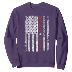 MAHA Make America Healthy Again 2025 Sweatshirt Trump RFK Jr Kennedy Medical Freedom USA Flag TS10 Purple Print Your Wear