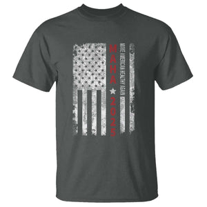 MAHA Make America Healthy Again 2025 T Shirt Trump RFK Jr Kennedy Medical Freedom USA Flag TS10 Dark Heather Print Your Wear