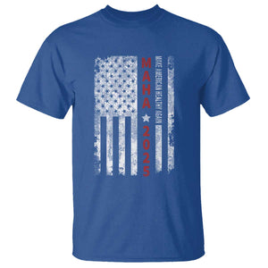 MAHA Make America Healthy Again 2025 T Shirt Trump RFK Jr Kennedy Medical Freedom USA Flag TS10 Royal Blue Print Your Wear