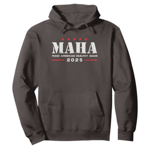 MAHA Make America Healthy Again Hoodie Trump RFK Jr Kennedy 2025 TS10 Dark Chocolate Print Your Wear