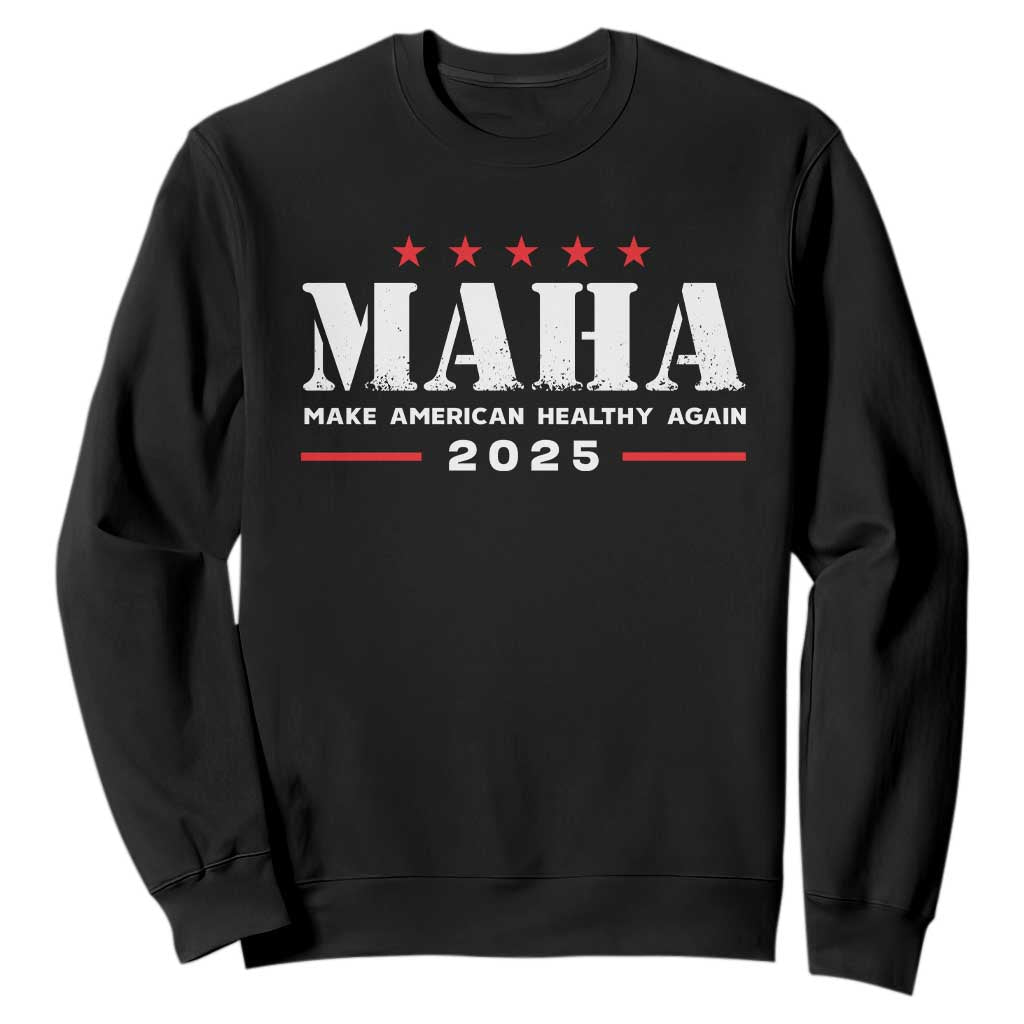 MAHA Make America Healthy Again Sweatshirt Trump RFK Jr Kennedy 2025 TS10 Black Print Your Wear