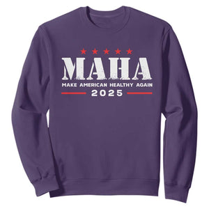 MAHA Make America Healthy Again Sweatshirt Trump RFK Jr Kennedy 2025 TS10 Purple Print Your Wear