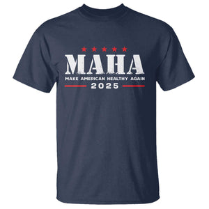 MAHA Make America Healthy Again T Shirt Trump RFK Jr Kennedy 2025 TS10 Navy Print Your Wear