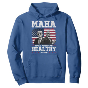 Trump Kennedy Hoodie RFK MAHA Make America Healthy Again 2025 USA Flag TS10 Royal Blue Print Your Wear