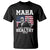 Trump Kennedy T Shirt RFK MAHA Make America Healthy Again 2025 USA Flag TS10 Black Print Your Wear