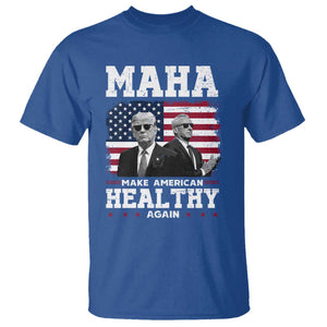 Trump Kennedy T Shirt RFK MAHA Make America Healthy Again 2025 USA Flag TS10 Royal Blue Print Your Wear