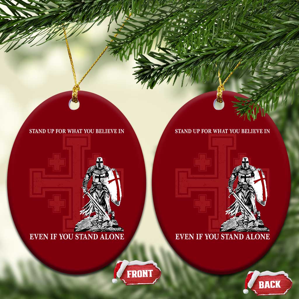 Catholic Knight Templar Crusader Cross Ceramic Ornament Kingdom Of Jerusalem TS10 Print Your Wear