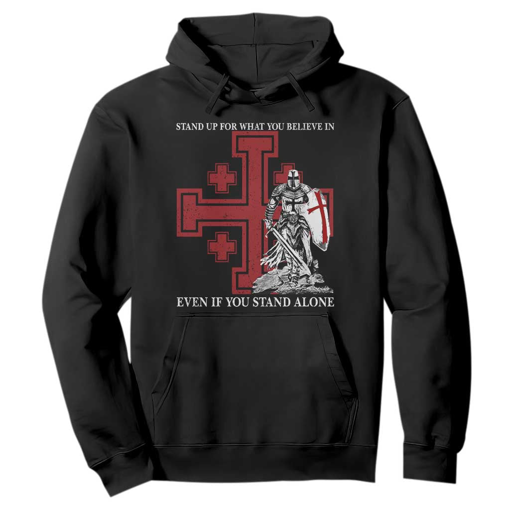 Catholic Knight Templar Crusader Cross Hoodie Kingdom Of Jerusalem TS10 Black Print Your Wear