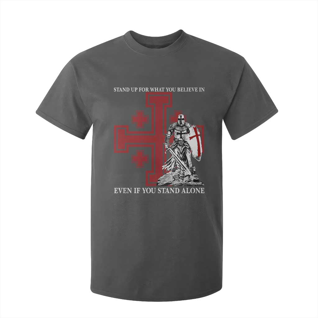 Catholic Knight Templar Crusader Cross T Shirt For Kid Kingdom Of Jerusalem TS10 Dark Heather Print Your Wear