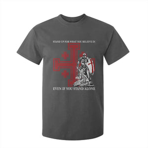 Catholic Knight Templar Crusader Cross T Shirt For Kid Kingdom Of Jerusalem TS10 Dark Heather Print Your Wear