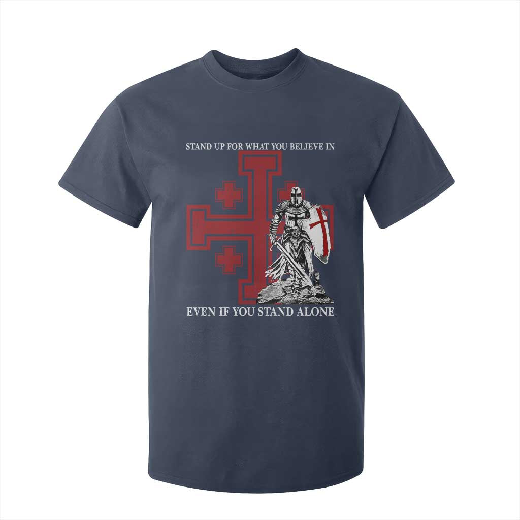 Catholic Knight Templar Crusader Cross T Shirt For Kid Kingdom Of Jerusalem TS10 Navy Print Your Wear