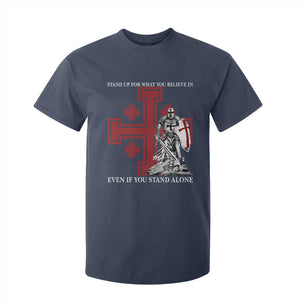 Catholic Knight Templar Crusader Cross T Shirt For Kid Kingdom Of Jerusalem TS10 Navy Print Your Wear