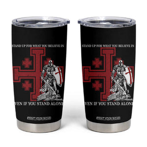 Catholic Knight Templar Crusader Cross Tumbler Cup Kingdom Of Jerusalem TS10 Black Print Your Wear