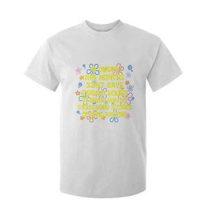 9th Birthday Gifts T Shirt For Kid Flowers Girl Son Boy 9yr 9 Year Old Bday TS10 White Print Your Wear