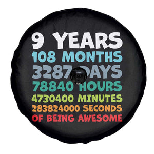 9 Year Old Bday Spare Tire Cover Son Boy 9yr 9th Birthday Gifts TS10 Print Your Wear