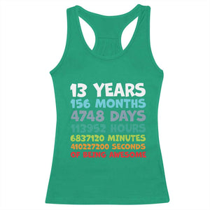 13th Birthday Racerback Tank Top 13 Year Old Bday Gifts Son Boy 13yr TS10 Irish Green Print Your Wear
