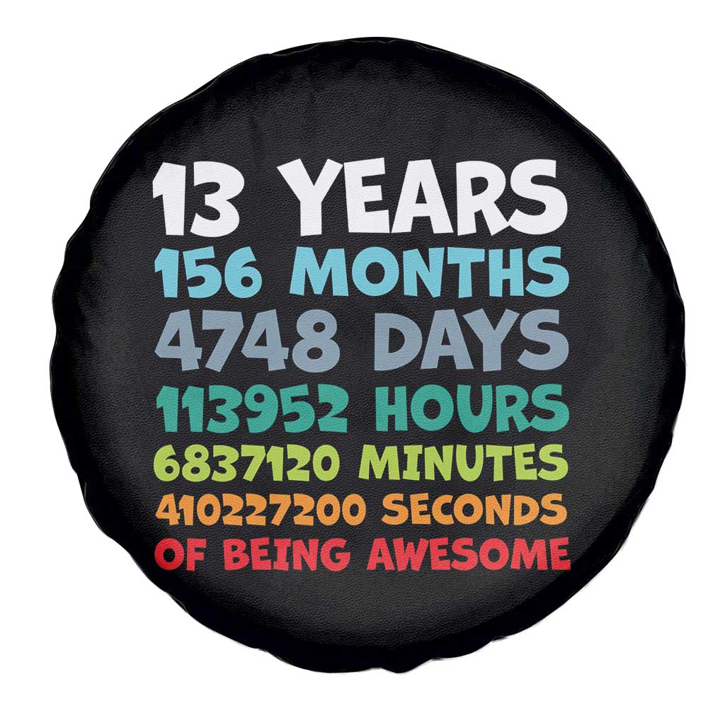 13th Birthday Spare Tire Cover 13 Year Old Bday Gifts Son Boy 13yr TS10 Print Your Wear