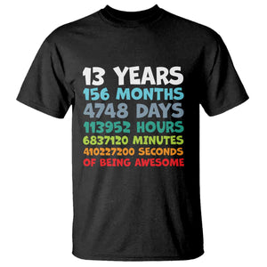 13th Birthday T Shirt 13 Year Old Bday Gifts Son Boy 13yr TS10 Black Print Your Wear