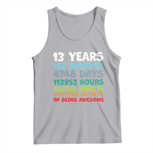 13th Birthday Tank Top 13 Year Old Bday Gifts Son Boy 13yr TS10 Athletic Heather Print Your Wear